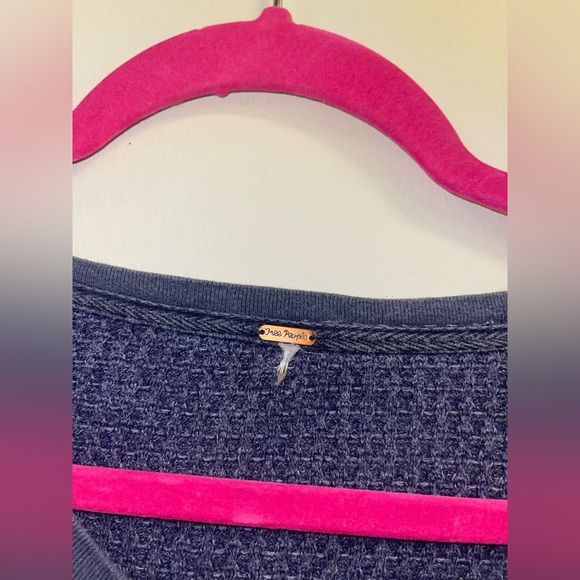 Free People Marissa Henley Waffle size medium - Picture 4 of 12